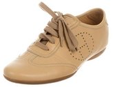 Thumbnail for your product : Hermes Leather Low-Top Sneakers