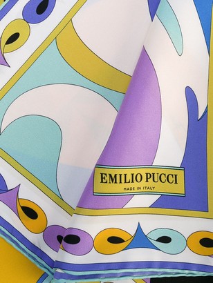 Emilio Pucci Abstract-Print Scarf