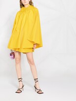 Thumbnail for your product : Styland Feather-Collar Flounce Dress