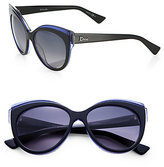 Thumbnail for your product : Christian Dior Glisten Oversized Rectangular Sunglasses