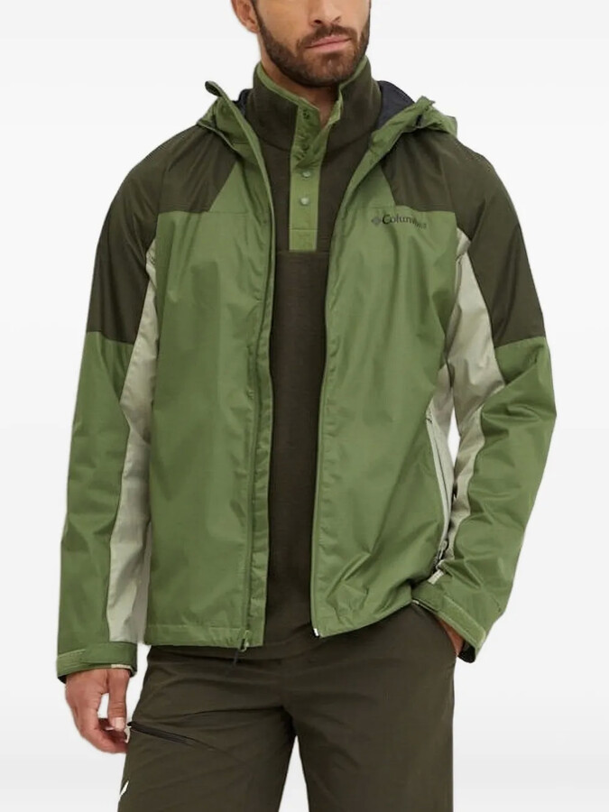 Hooded Panelled Jacket