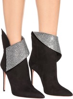 Thumbnail for your product : Aquazzura Night Fever 105 suede ankle boots