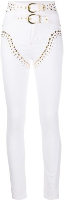 Versace Jeans Couture Embellished Skinny Jeans