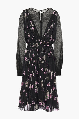 multi layered chiffon dress