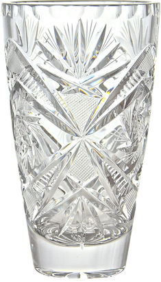 One Kings Lane Vintage Cut-Crystal Vase