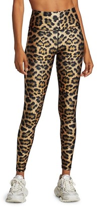 Terez Super High Leopard Print Leggings