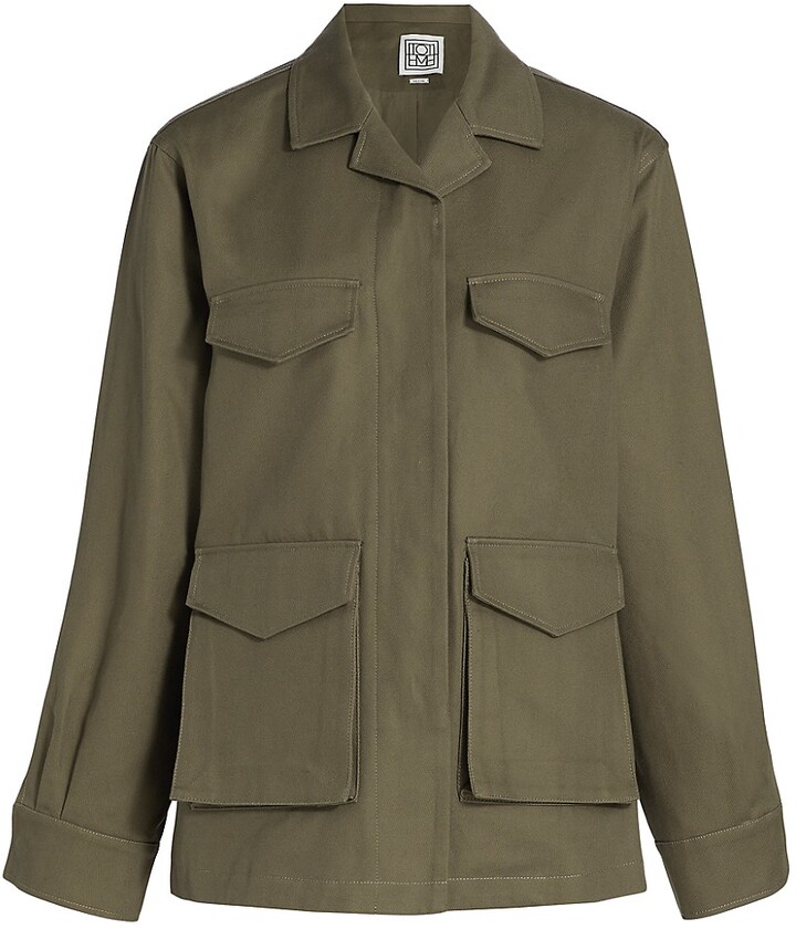 Totême Cotton Army Jacket ShopStyle