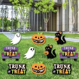 Thumbnail for your product : Big Dot of Happiness Trunk or Treat - Cat Pumpkin Trunk Lawn Decorations - Outdoor Halloween Car Parade Party Yard Decorations - 10 Piece