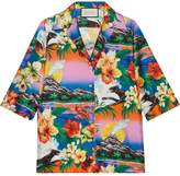 Gucci Hawaiian print silk shirt 