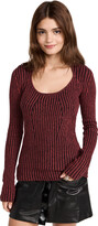 Thumbnail for your product : Proenza Schouler White Label Plaited Rib Scoop Neck Sweater