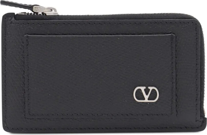 Valentino Garavani VLogo leather cardholder