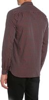 Thumbnail for your product : Peter Werth Men's Florey micro collar check shirt