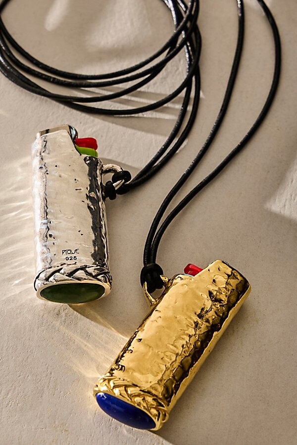 Pamela Love Small Silver Lighter Necklace