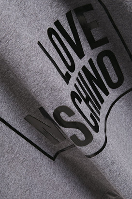 Love Moschino Printed Cotton-jersey T-shirt