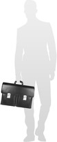 Thumbnail for your product : Pineider 1949 - Black Calfskin Triple Gusset Briefcase