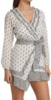 Thumbnail for your product : Veronica Beard Kierra Ditsy Floral Ruffle Wrap Dress
