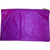 Thumbnail for your product : American Apparel magenta leather pouch