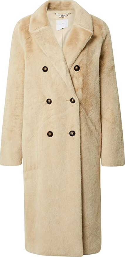 Rino and Pelle Dakin Faux Fur Coat Birch - ShopStyle