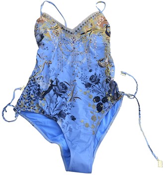 Camilla Blue Lycra Swimwear for Women