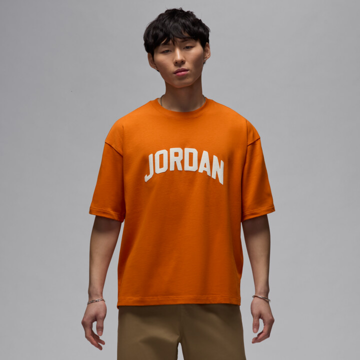 Men's Jordan Flight Essentials T-Shirt in Orange | HQ8935-805