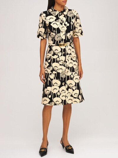 Gucci Poppy Print Viscose Jersey Dress - ShopStyle