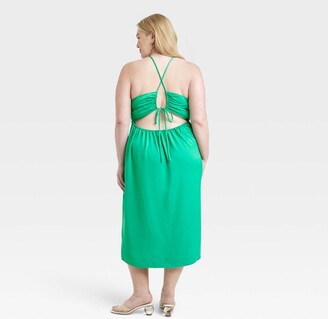 A New Day Women's Cut Out Midi Slip Dress - ShopStyle