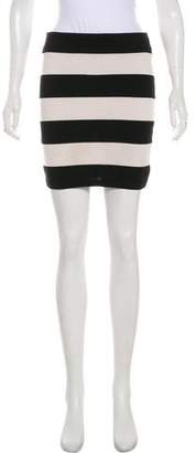 Theory Striped Mini Skirt