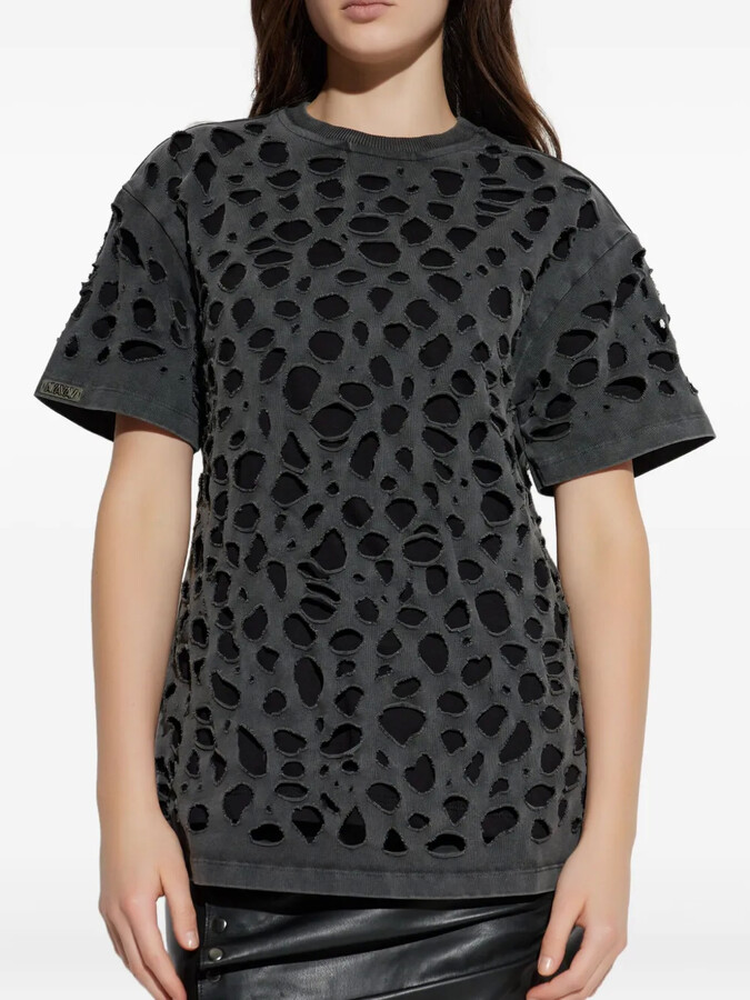 AVAVAV distressed short-sleeve T-shirt