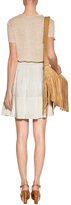 Thumbnail for your product : Vanessa Bruno Beige-Rose Linen Top