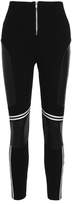Thumbnail for your product : boohoo PU Panelled Sports Leather Look Skinny Trouser