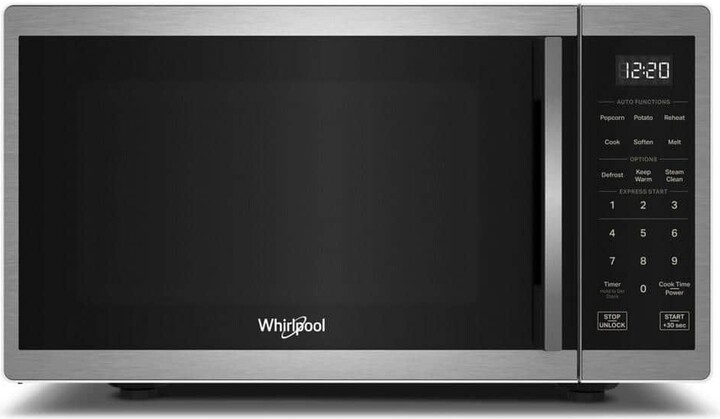 0.9 cu. ft. Electric 900 watts Countertop Microwave in Stainless Steel with Steam Clean