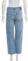 Thumbnail for your product : Atelier Jean Distressed Mid-Rise Jeans w/ Tags