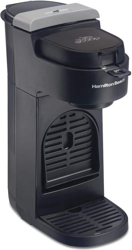 The Scoop 1- Cup Black Drip Coffee Maker