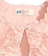 Thumbnail for your product : H&M Bolero Jacket with Flowers - Powder pink - Kids