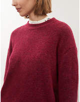 Thumbnail for your product : Samsoe & Samsoe Anour stretch-wool knit jumper