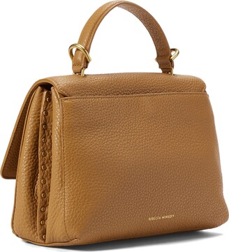 Rebecca Minkoff Darren Top-Handle Messenger (Caramello) Handbags