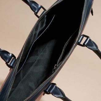 Burberry The Slim Barrow in Panelled London Leather
