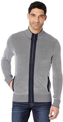 Michael Kors Two-Color Stitch Full Zip 