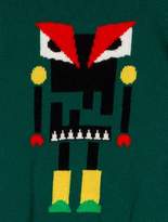Thumbnail for your product : Fendi Boys' Robot Monster Intarsia Sweater