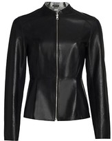 Thumbnail for your product : LAMARQUE Rachel Reversible Metallic Leather Jacket