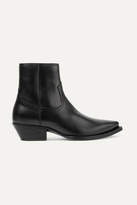 Thumbnail for your product : Saint Laurent Lukas Leather Ankle Boots