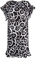 Thumbnail for your product : Talbot Runhof Dominique floral-print silk dress