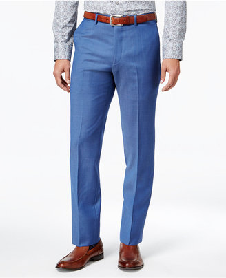 Vince Camuto Men's Slim-Fit Medium Blue Chambray Suit