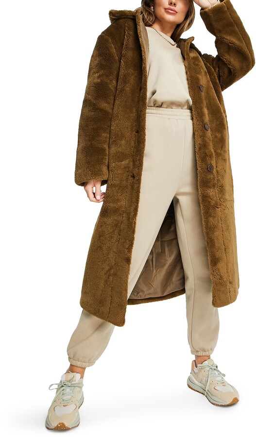 designer faux fur jacket