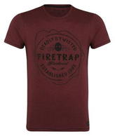Thumbnail for your product : Blackseal Firetrap Flock Stamp T Shirt