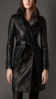 Thumbnail for your product : Burberry Lambskin Trench Coat