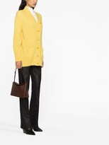 Thumbnail for your product : Ermanno Scervino Logo Wool-Blend Cardigan
