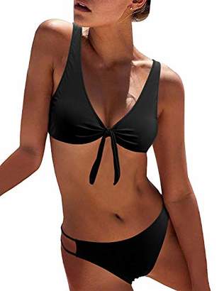 Upopby Women's Sexy Padded Push Up Bikini Set Halter Bathing Suits Two  Pieces Swimsuit Swimwear