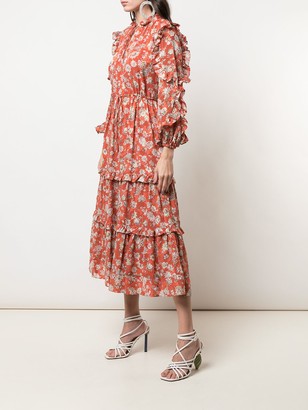 Alexis Auja floral-print dress