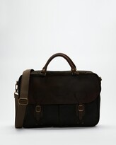 Thumbnail for your product : Barbour Brown Briefcases - Wax Leather Briefcase - Size One Size at The Iconic